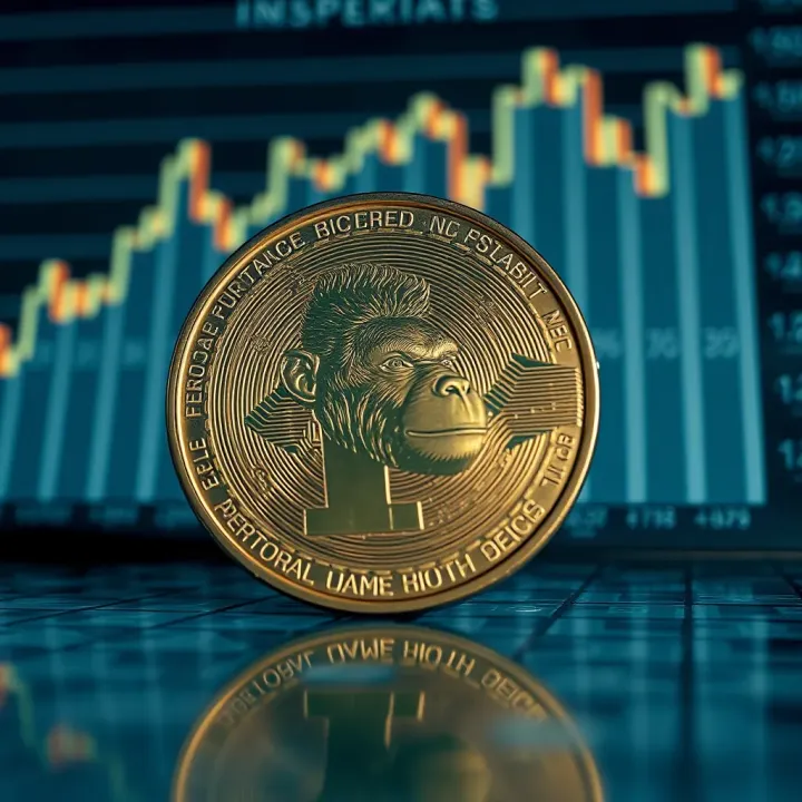 Graph showing Ape Coin price fluctuations over time