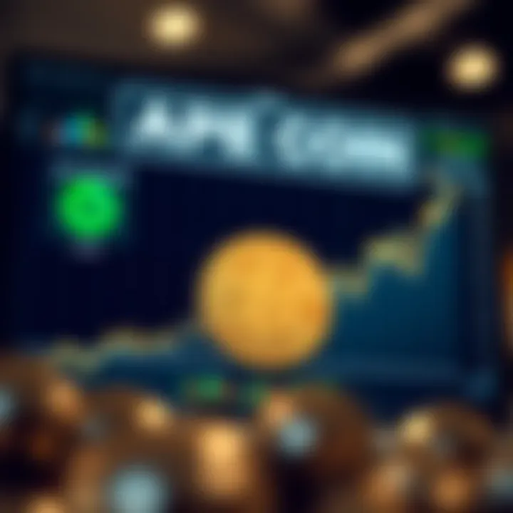 ApeCoin Price Trends and Market Analysis Graph showing upward and fluctuating trends of ApeCoin value over time