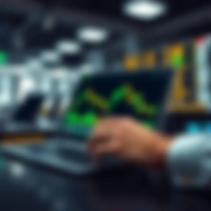Conceptual illustration of regulatory compliance and risk management in binary options trading
