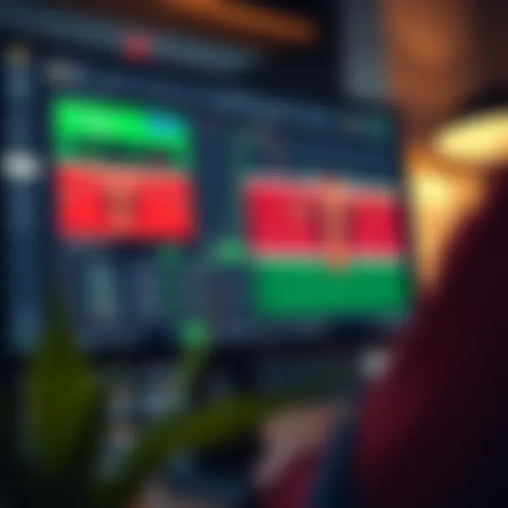 Selecting a Reliable Broker for VIX Trading in Kenya Computer screen displaying a trading platform interface with highlighted broker features and Kenyan flag