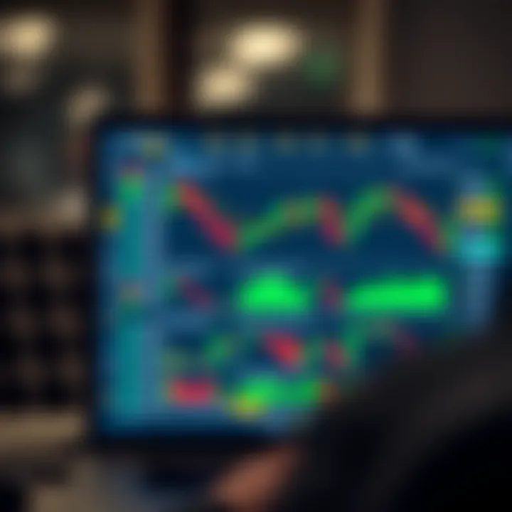 Interface of Pocket Option showing trading charts and market indicators for South African traders