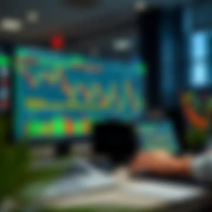Trading platform interface configured for rapid trade execution with risk management settings