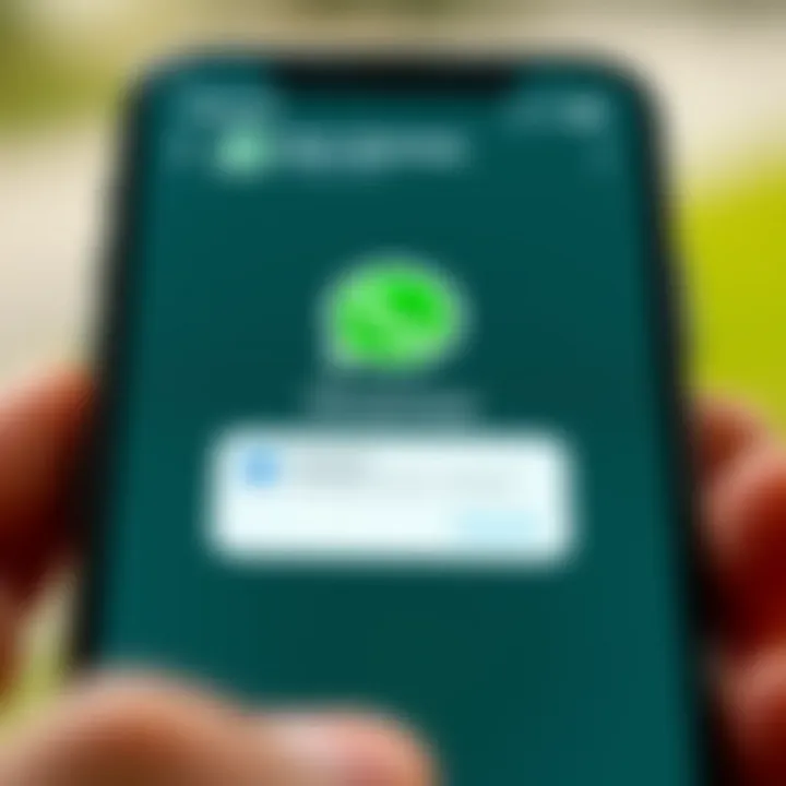 Mobile phone showing verification prompts and security icons for safe communication