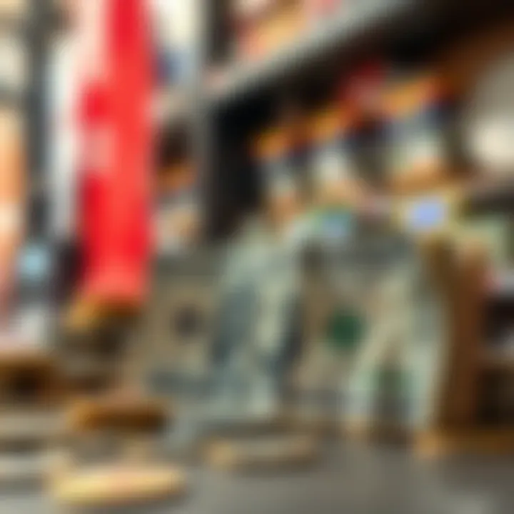 Visual representation of economic factors influencing currency market dynamics