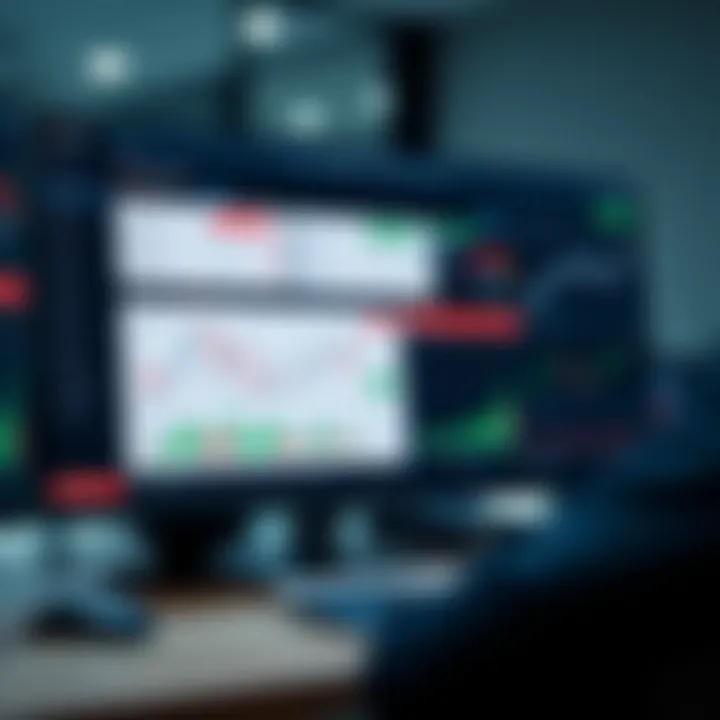 Dashboard view of Expert Option trading platform showcasing various asset charts and trading options
