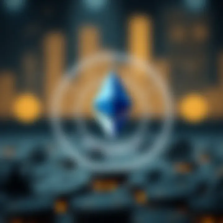 Diagram illustrating factors influencing Ethereum price including technology, market demand, and investor sentiment