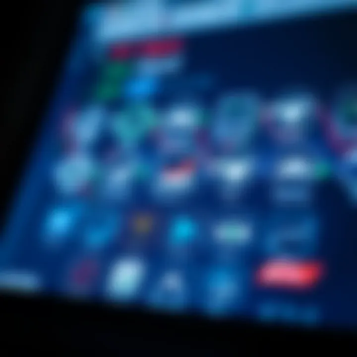 Collection of forex trading icons representing different signal types and advantages