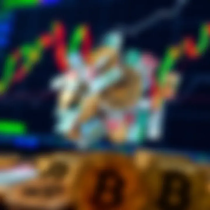 Visual representation of diverse forex currency pairs aggregated into a single index