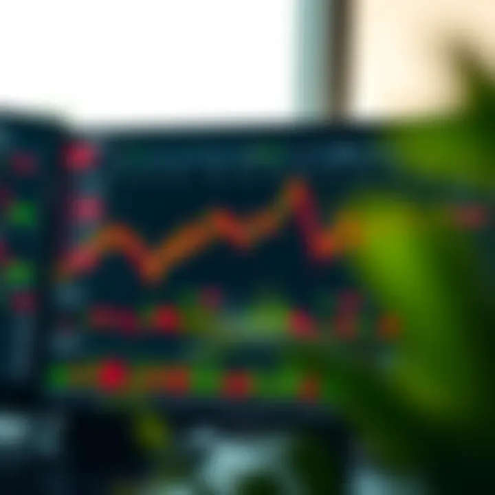 Graph showing Expert Option platform interface with trading charts and indicators