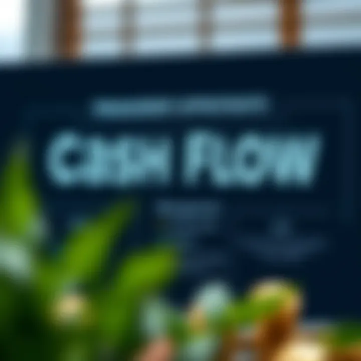 Graphic illustrating cash flow management techniques and financial planning