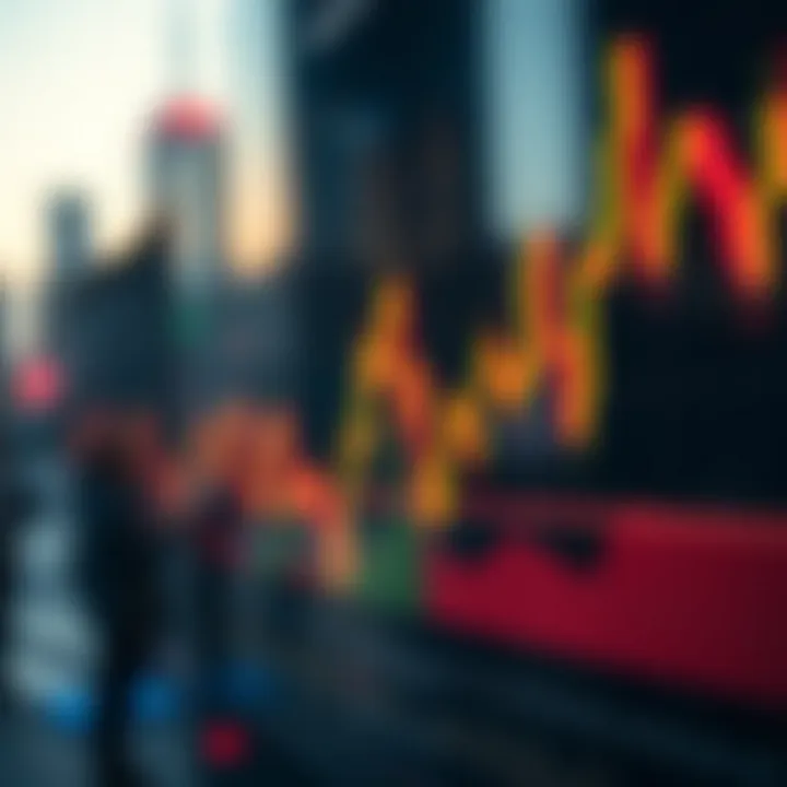 Chart displaying Forex market activity during New York session with highlighted peak trading hours