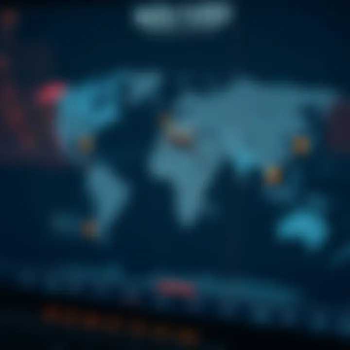 Geopolitical Factors Influencing NZD/USD Currency Movements Global map highlighting key geopolitical regions impacting NZD/USD currency movements