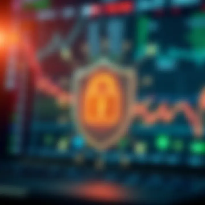 Illustration of digital security shield protecting online financial transactions with icons representing local payment methods
