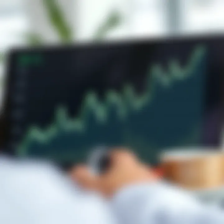 Graph showing fluctuations in the rand to dollar exchange rate over the week