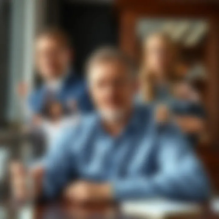 Collage of business ventures and career highlights