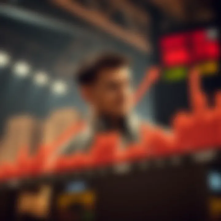 Financial graph illustrating increasing wealth over time