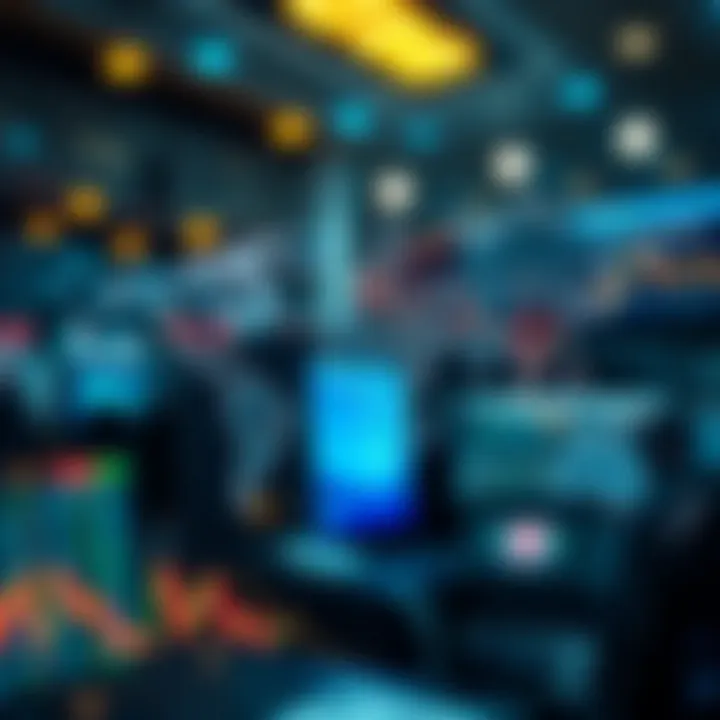 Global Financial Networks Influenced by Top Traders Conceptual illustration of global financial markets interconnected with trading networks