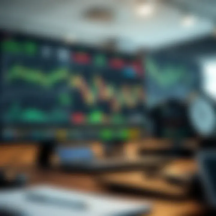 Technology Tools Enhancing Trading Efficiency Dashboard displaying financial tools and software for trading