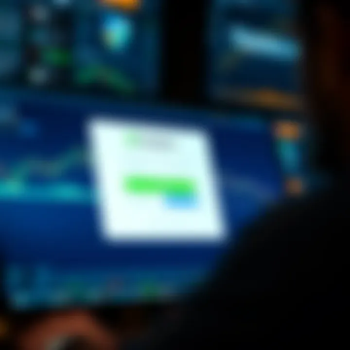 Login screen interface of TradingView Binary platform with secure access features