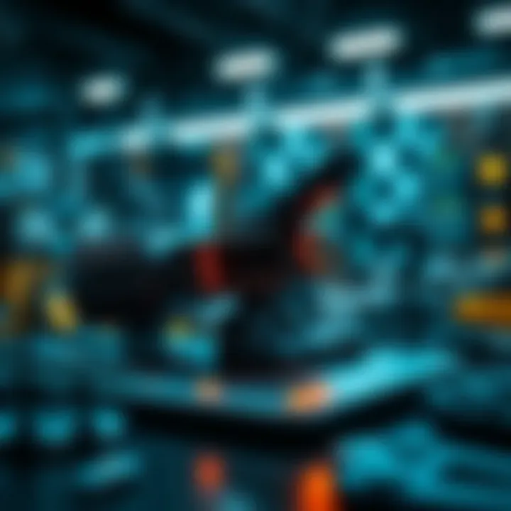 Conceptual visualization of Deeiv technology and its interaction with everyday tools