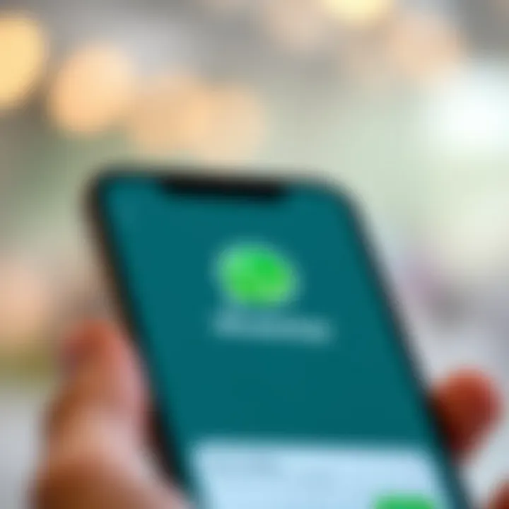 Smartphone displaying a WhatsApp chat interface with Deriv customer support