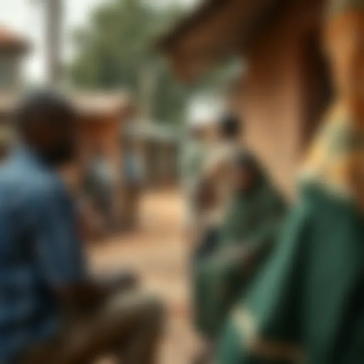 Everyday Kenyan neighborhood showing diverse settings where dervi is commonly referenced