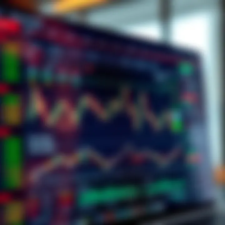 Illustration of a digital dashboard displaying forex trading bot performance metrics and market signals