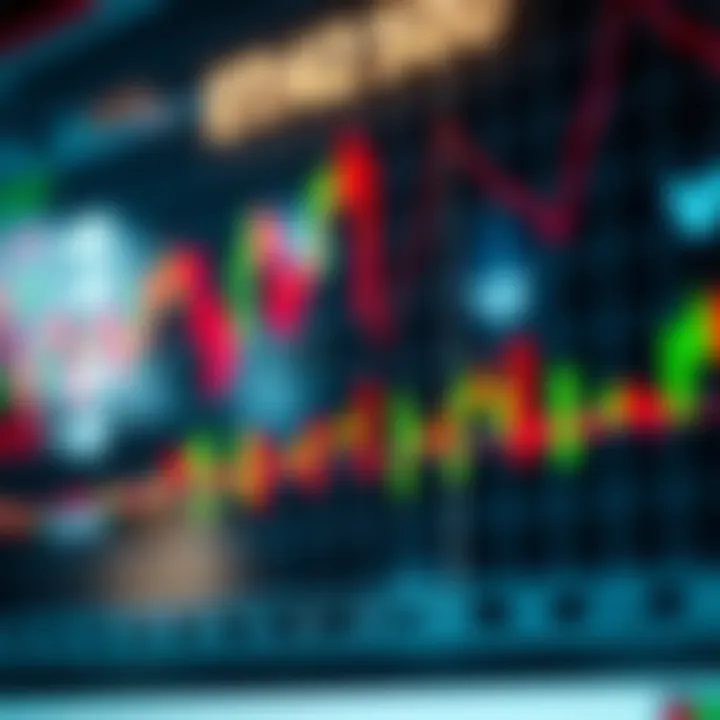 Trend of Market Decline During FTSE 500 Crash Graph showing a sharp decline in stock market values over time with red and green candlesticks