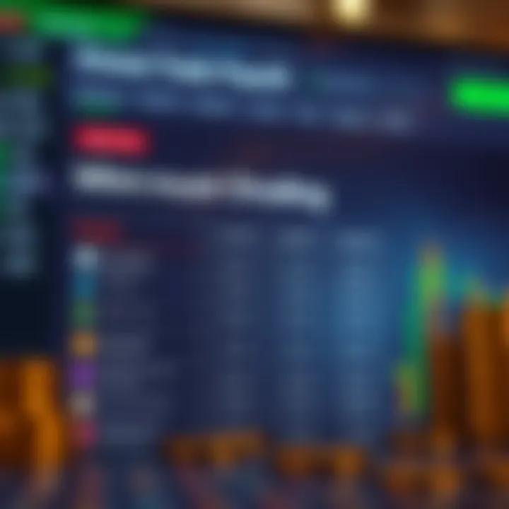 Graphic illustrating different minimum deposit amounts among various trading platforms