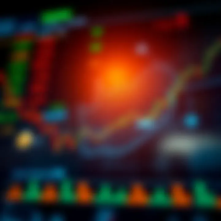 South African Financial Market Overview for Pocket Brokers Graphic representing the South African financial market with currency symbols and stock indicators