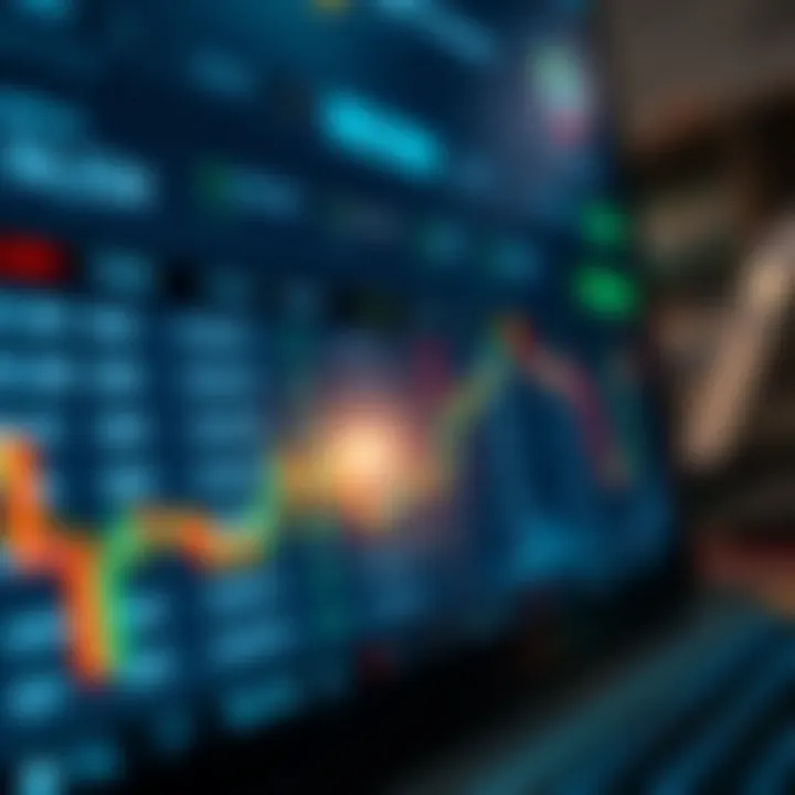 Close-up of a digital trading account dashboard showing deposit options and balance