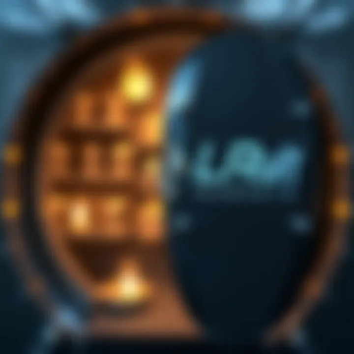 Secure vault symbolizing protection and trust in cryptocurrency trading