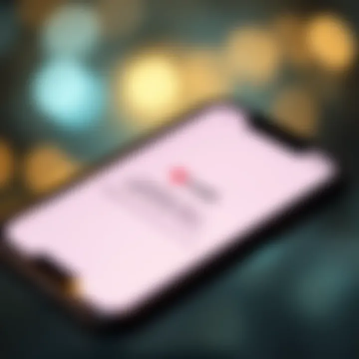 Close-up of a smartphone screen showing an invalid voucher code error message