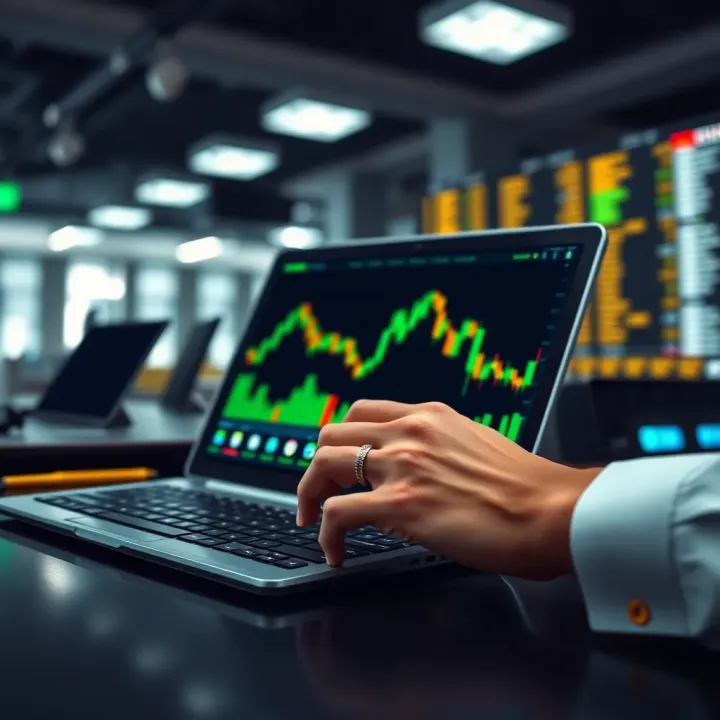 Conceptual illustration of regulatory compliance and risk management in binary options trading