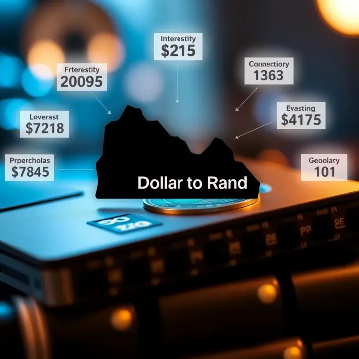 Illustration showing factors such as interest rates, trade connections, and geopolitical events influencing currency exchange movements