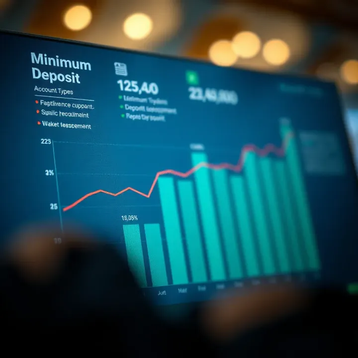 ExpertOption Account Types and Their Deposit Requirements Graph showing different account types and their minimum deposit requirements on ExpertOption for South African traders