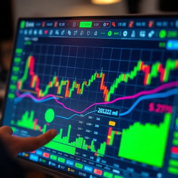 Overview of Forex trading robot interface showing market signals and trading options for South African traders