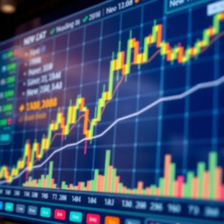 Graph depicting trading strategies aligned with market movement patterns in New York forex trading