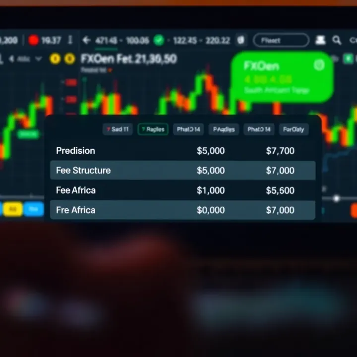 FXOpen Account Options and Fee Structure for South African Market Comparison of FXOpen's trading account types and fees tailored for South African traders