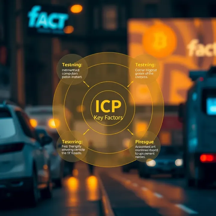 Diagram illustrating key factors influencing Internet Computer Protocol token value