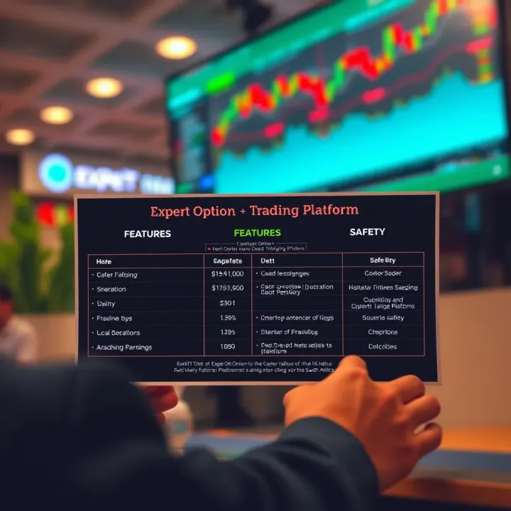 Expert Option versus Local Trading Platforms: Features and Safety Comparison Comparison chart highlighting features and safety aspects of Expert Option versus other South African trading platforms