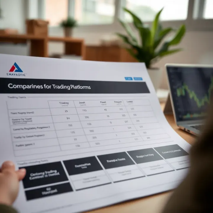 Comparison chart highlighting fees, tools, and regulatory compliance of various South African option trading platforms