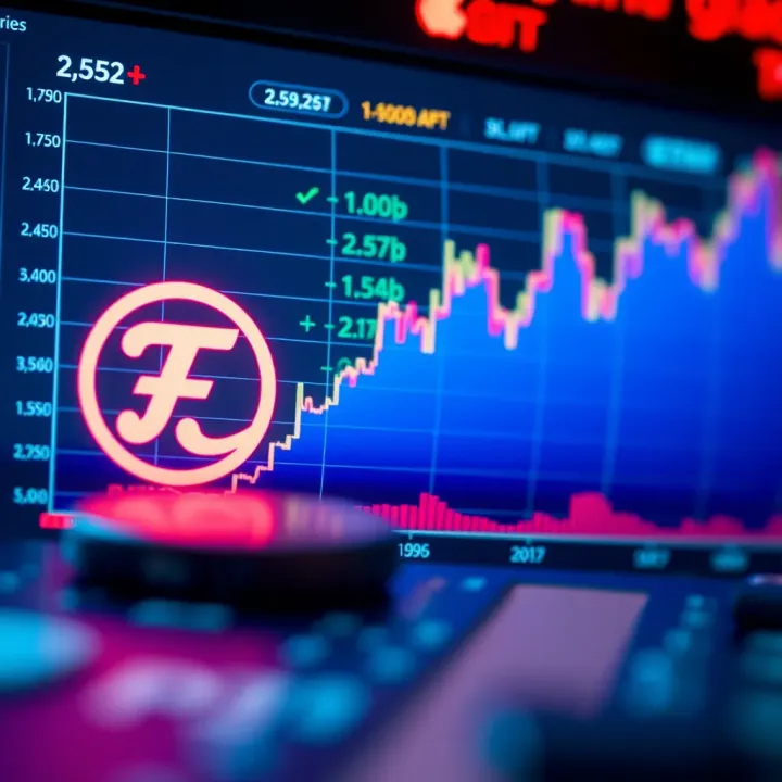 Graph showing potential price trends of Pi Network cryptocurrency with market analysis