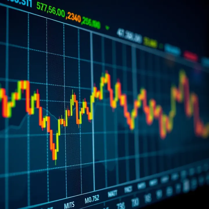 Forex Market Trends and Currency Pairs Overview Graph showing forex market trends with currency pairs fluctuations