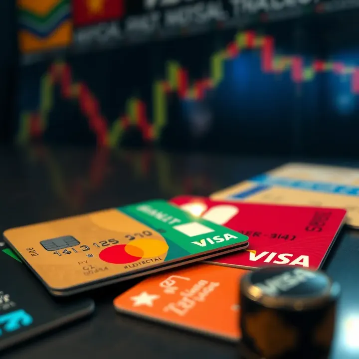Illustration showing various payment methods like credit cards and e-wallets for depositing funds