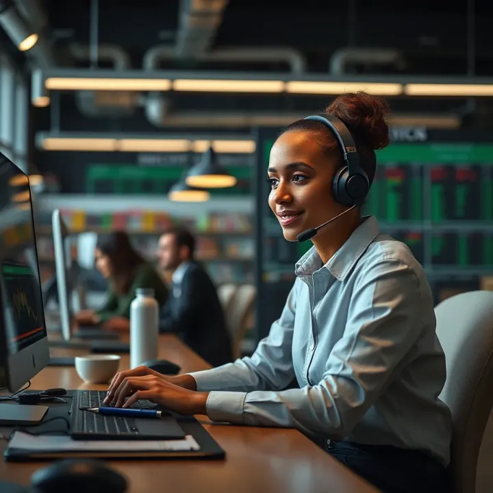 Customer support interface and educational resources available at RCG Markets for enhancing trader knowledge