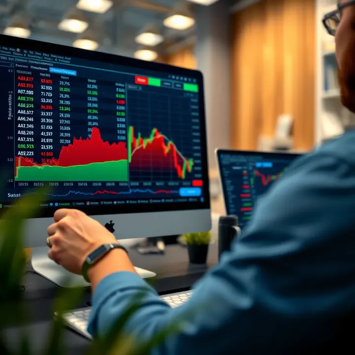User navigating Scope Markets platform with various trading options displayed