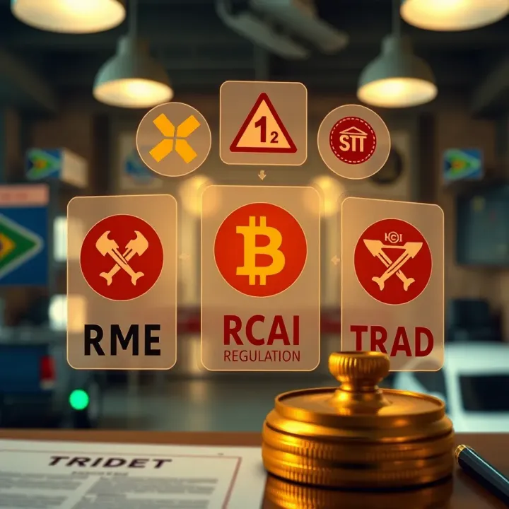 Visual representation of regulatory compliance symbols relevant to South African binary trading platforms
