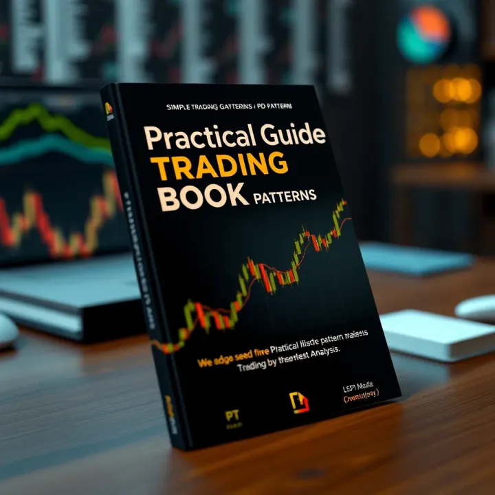 Cover of a trading book PDF showing practical pattern strategies for market analysis