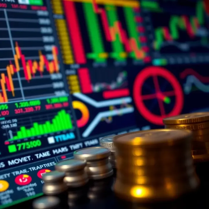 Trading Instruments and Opportunities for South African Traders Graphical representation of diverse trading instruments and market opportunities available for South African traders